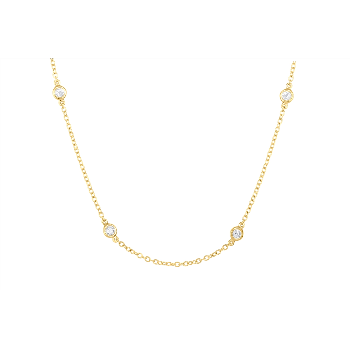 Necklaces Necklaces in Yellow Gold containing Diamond 454092