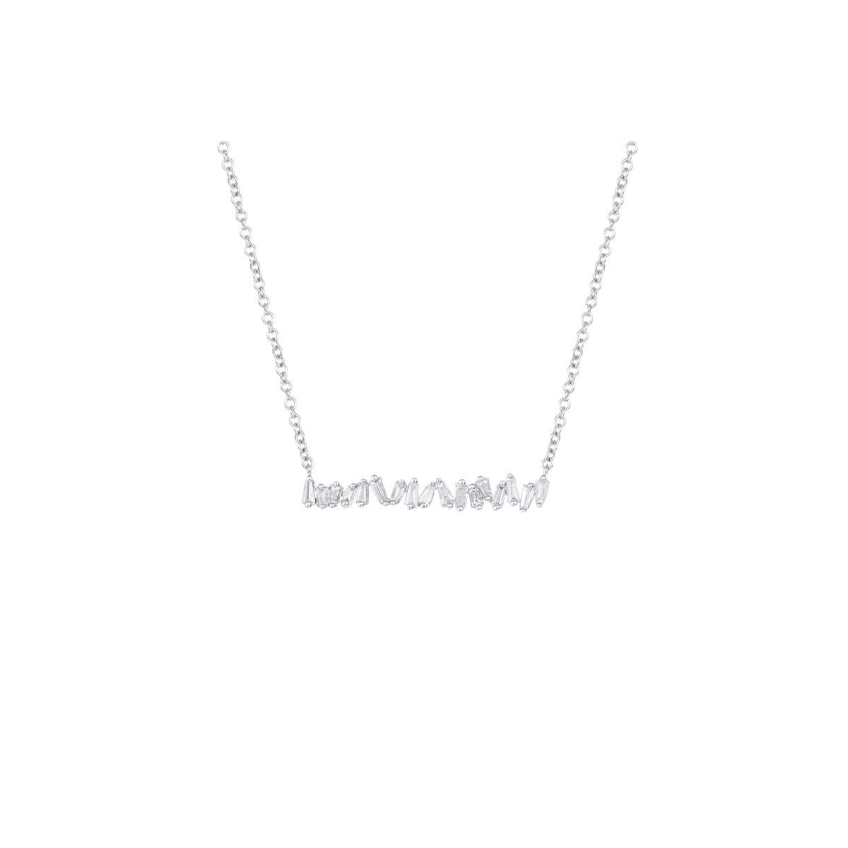 Necklaces Necklaces in White Gold containing Diamond 454093