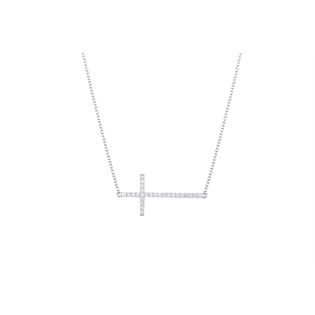 Necklaces Necklaces in White Gold containing Diamond 454094