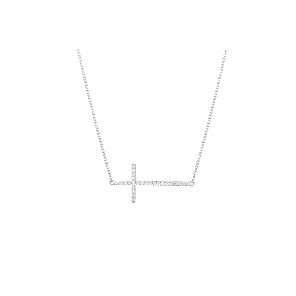 Necklaces Necklaces in White Gold containing Diamond 454094