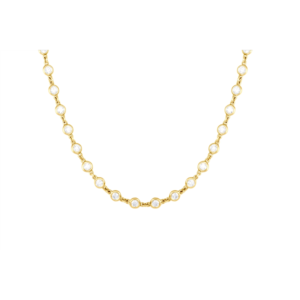 Necklaces Necklaces in Yellow Gold containing Diamond 454101