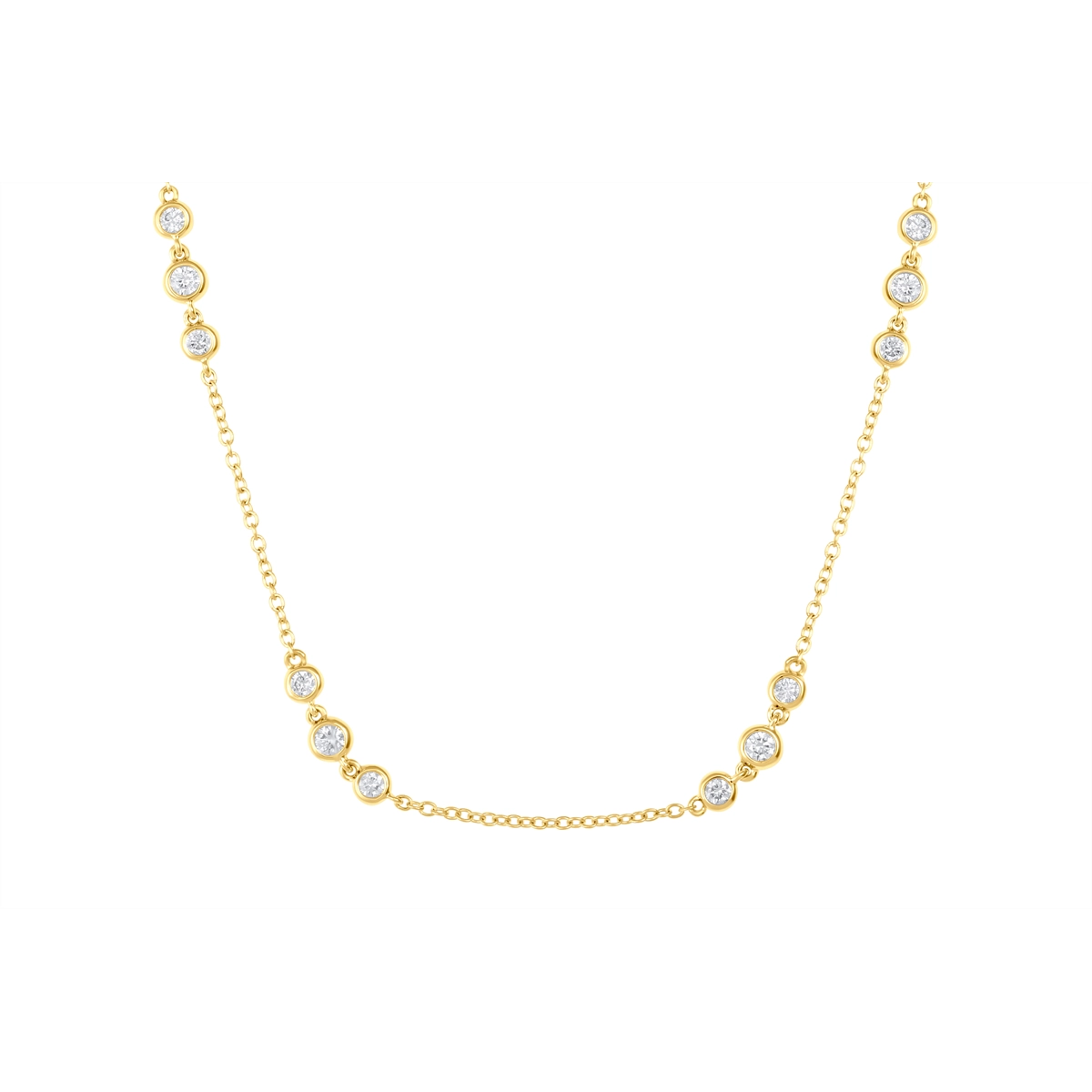 Necklaces Necklaces in Yellow Gold containing Diamond 454102