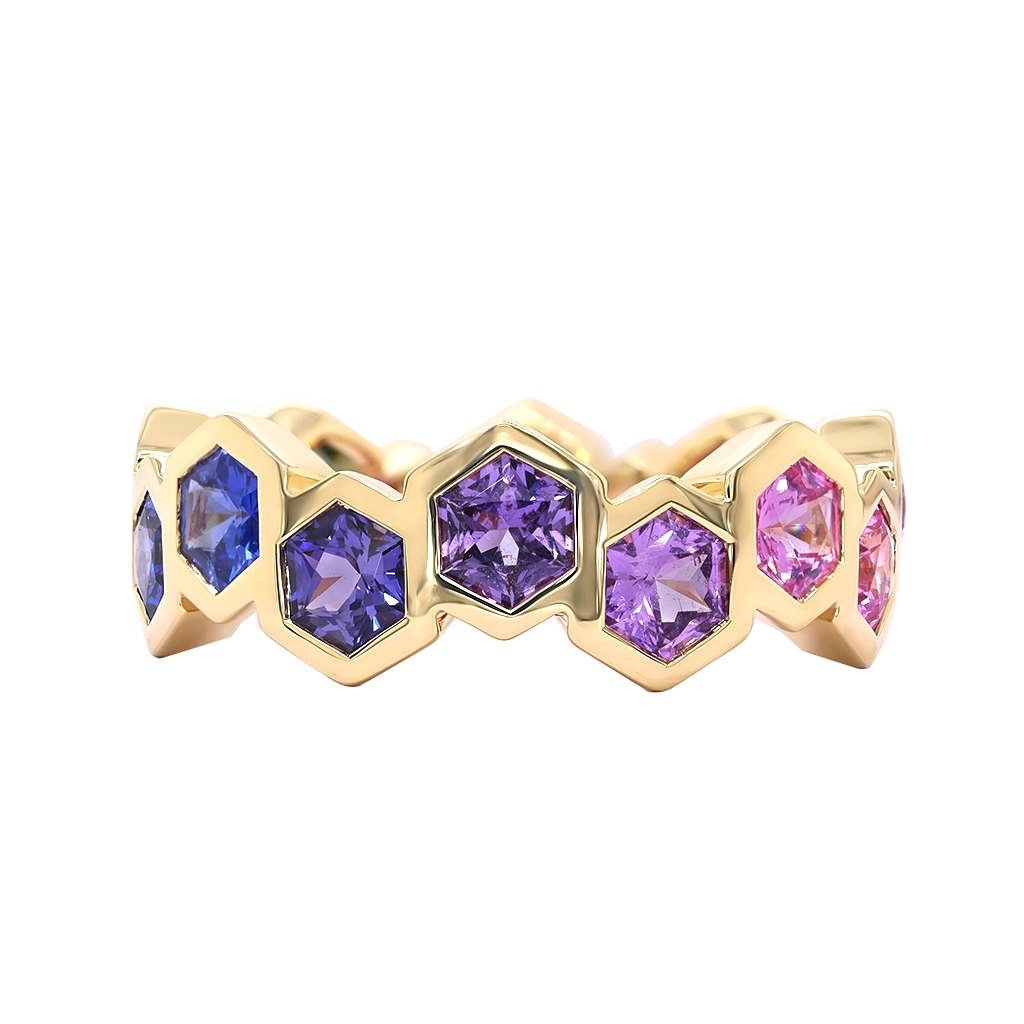 Rings Rings in Yellow Gold containing Other, Multi-gemstone, Sapphire 454134
