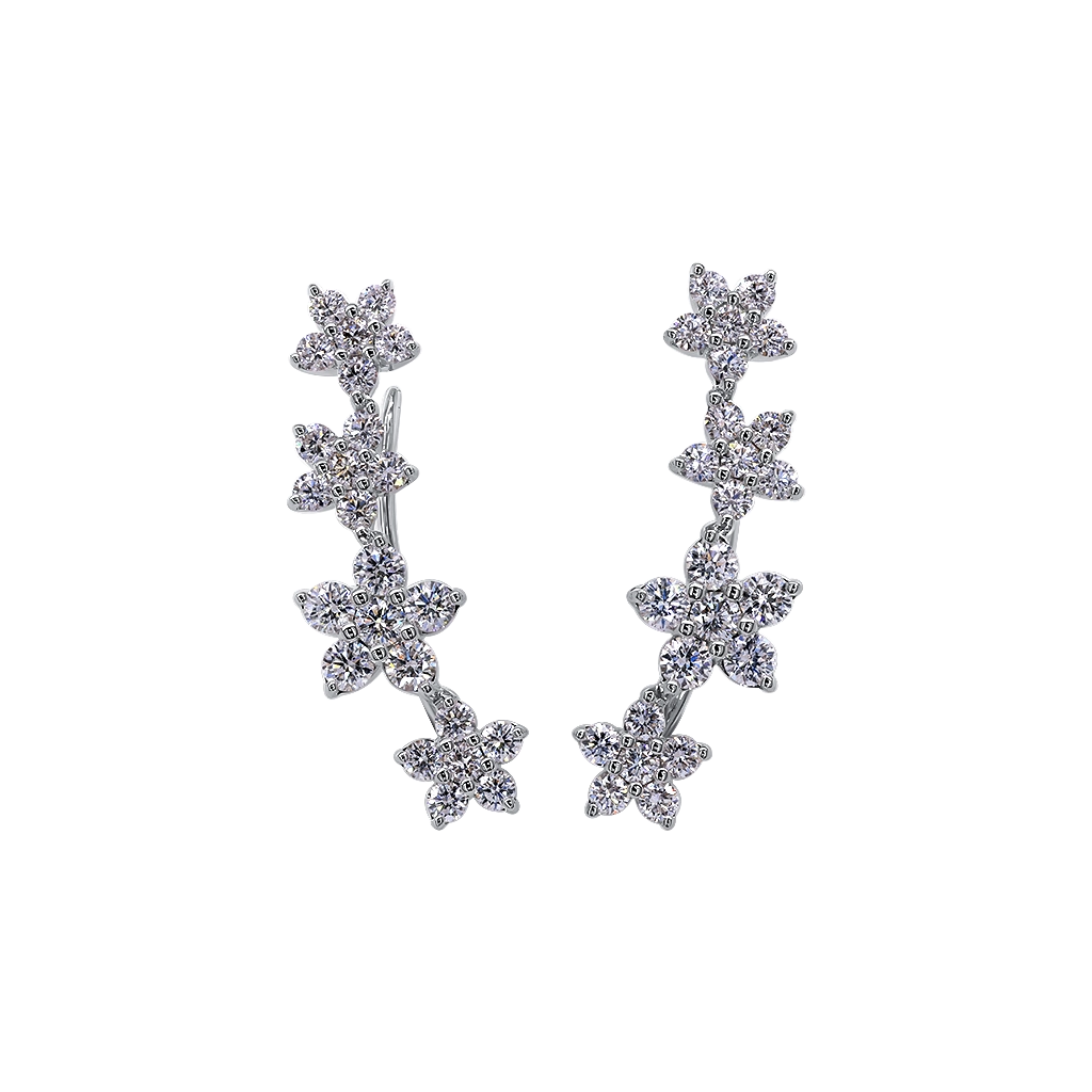 Earrings Earrings in White Gold containing Diamond 454137