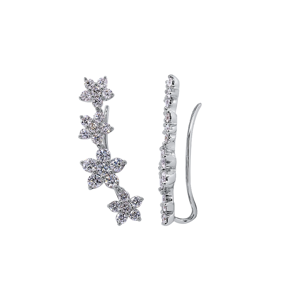 Earrings Earrings in White Gold containing Diamond 454137