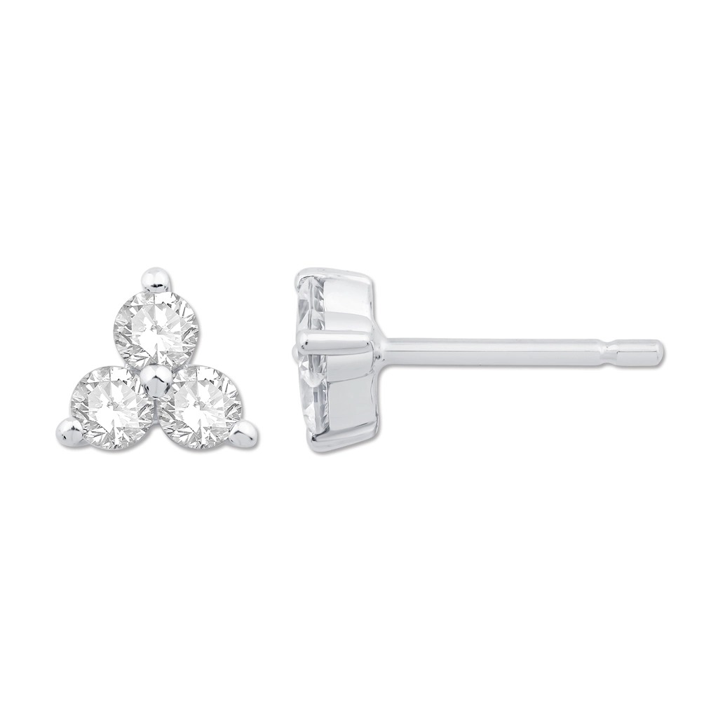 Earrings Earrings in White Gold containing Diamond 454138