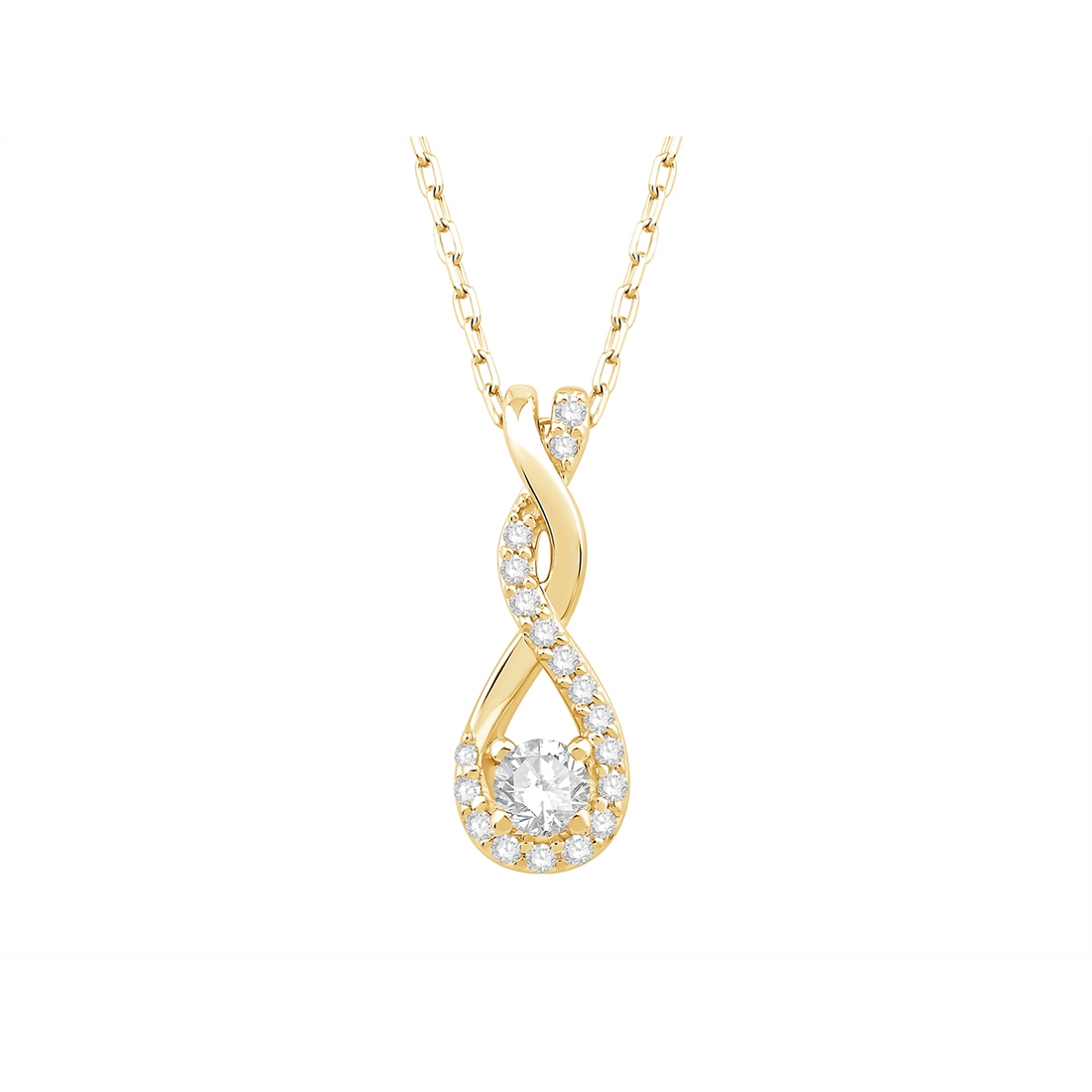 Necklaces Necklaces in Yellow Gold containing Diamond 454141