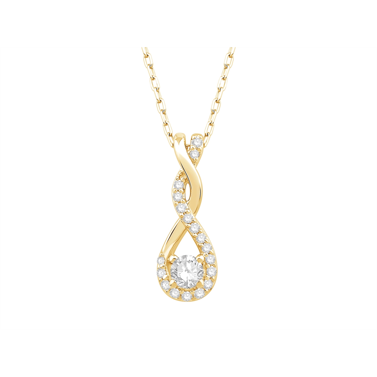 Necklaces Necklaces in Yellow Gold containing Diamond 454141