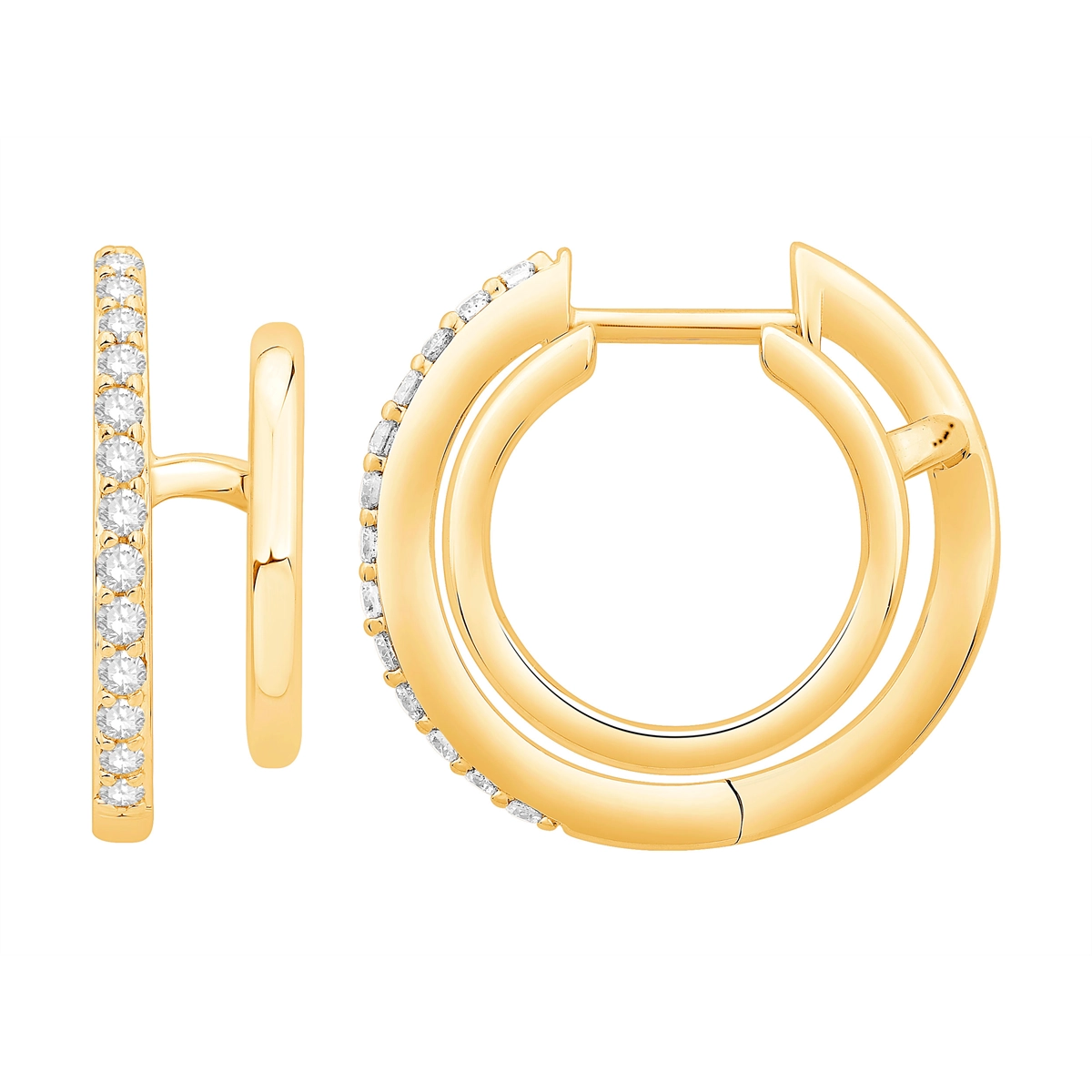 Earrings Earrings in Yellow Gold containing Diamond 454144