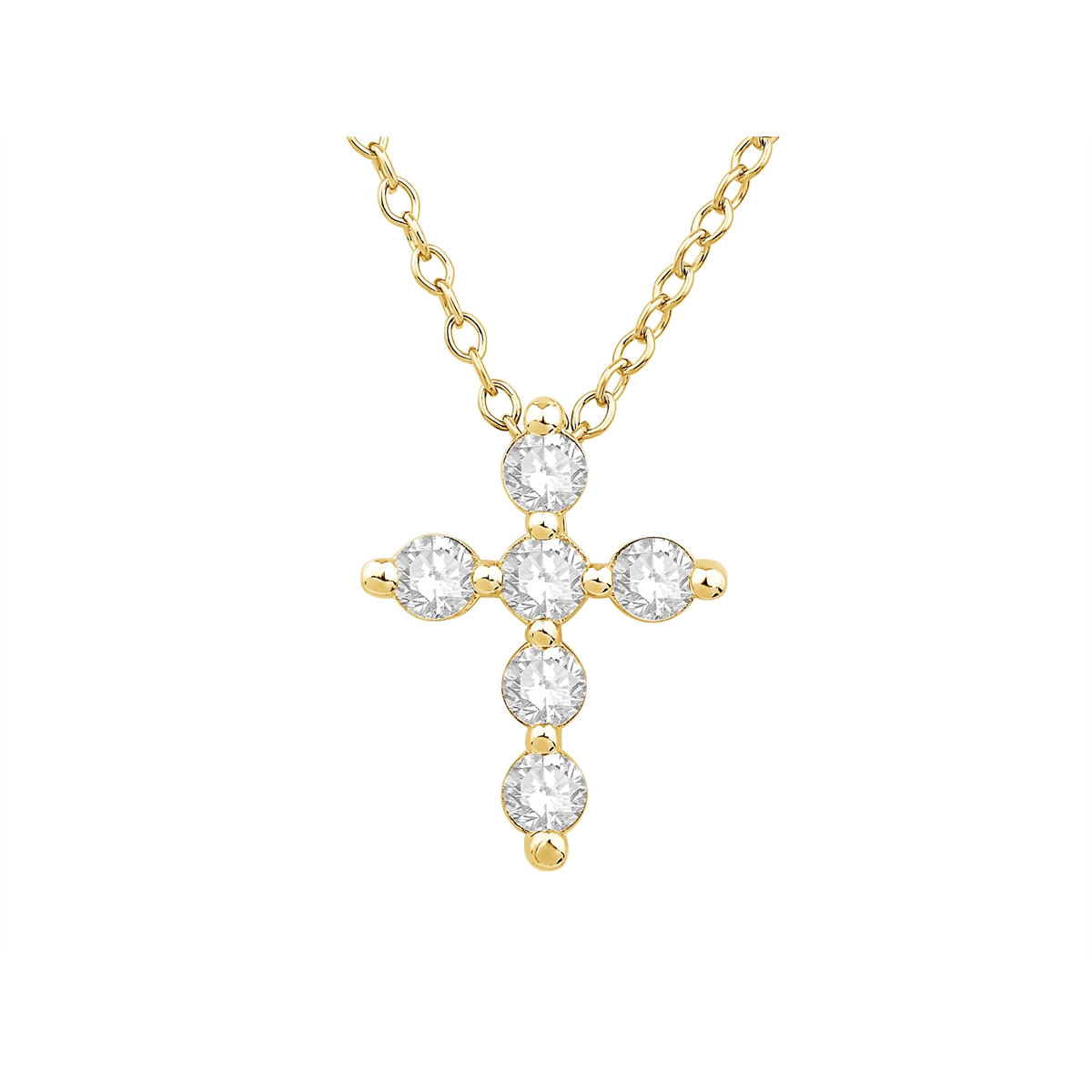 Necklaces Necklaces in Yellow Gold containing Diamond 454150