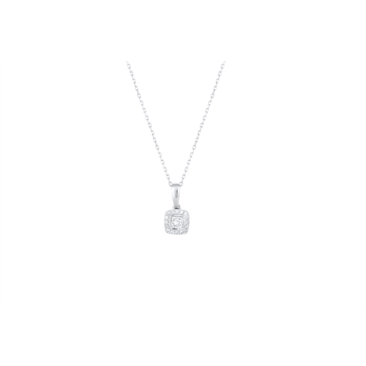 Necklaces Necklaces in White Gold containing Diamond 454155