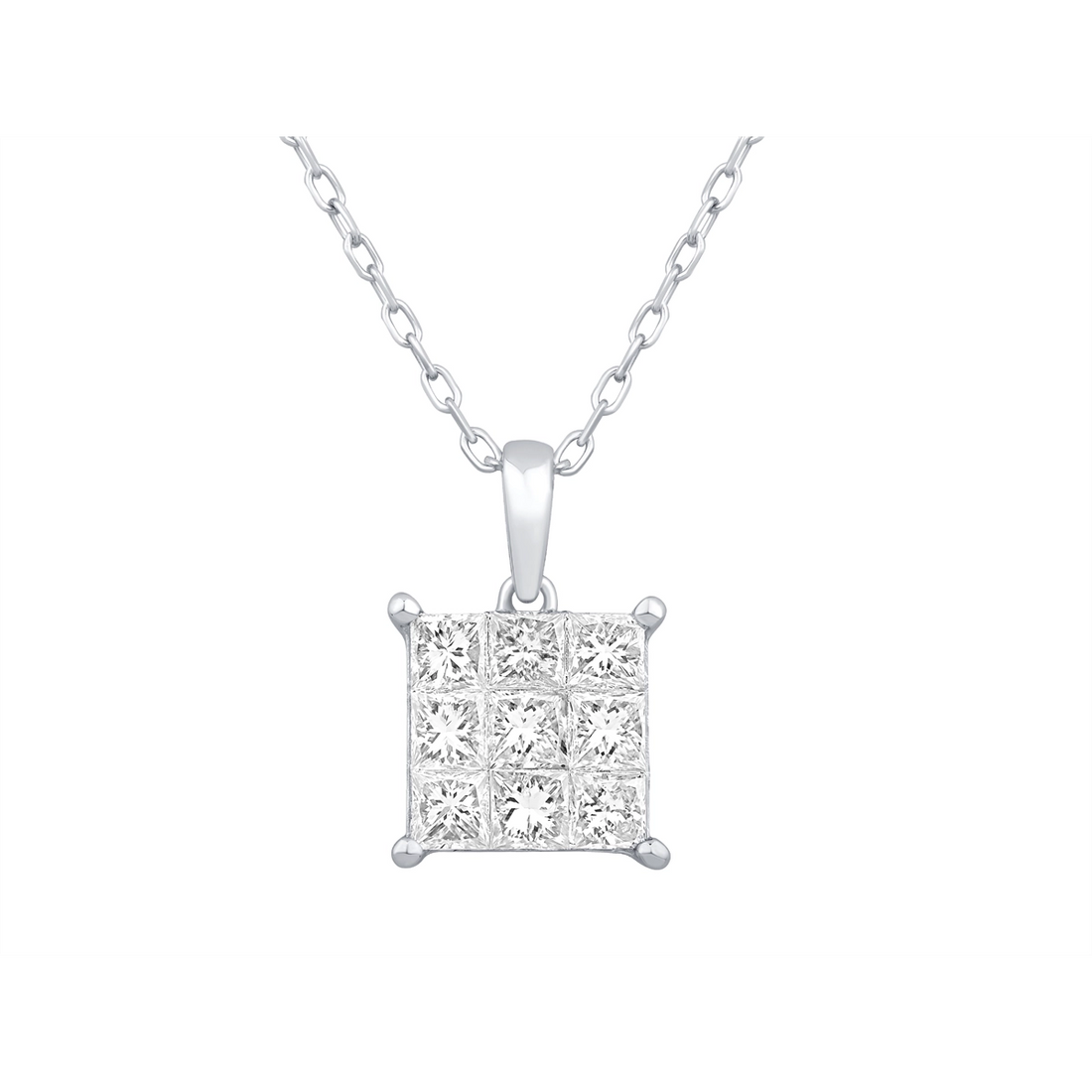 Necklaces Necklaces in White Gold containing Diamond 454156