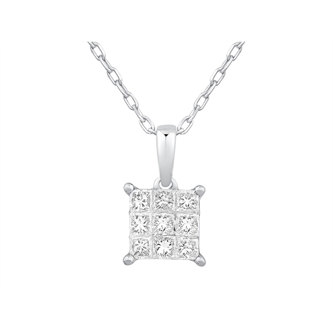 Necklaces Necklaces in White Gold containing Diamond 454157