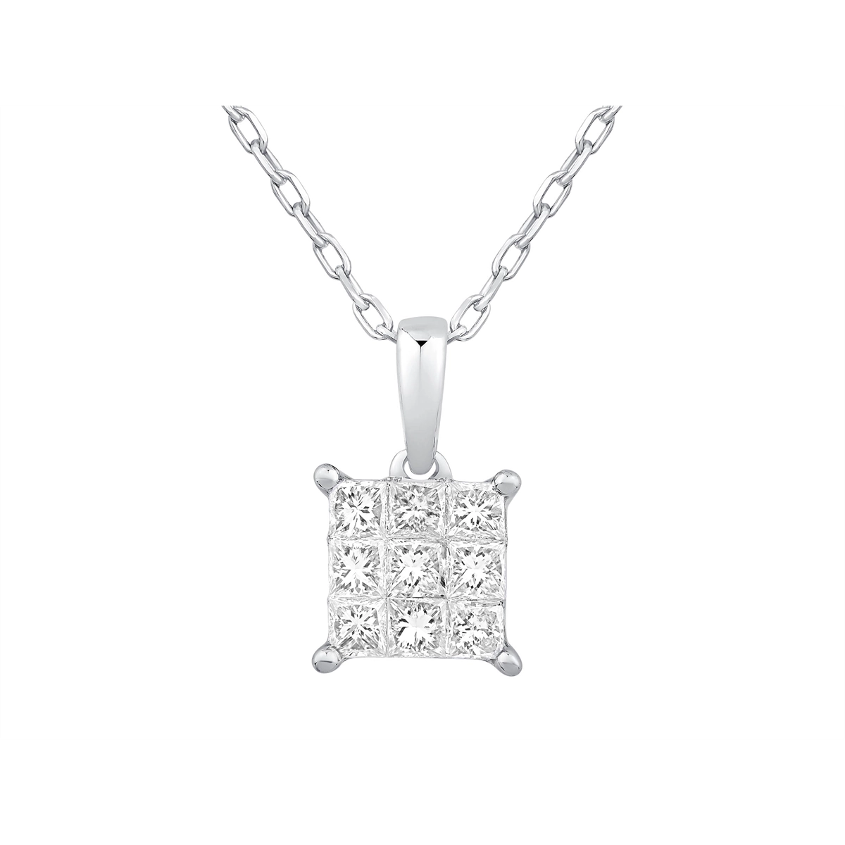 Necklaces Necklaces in White Gold containing Diamond 454157