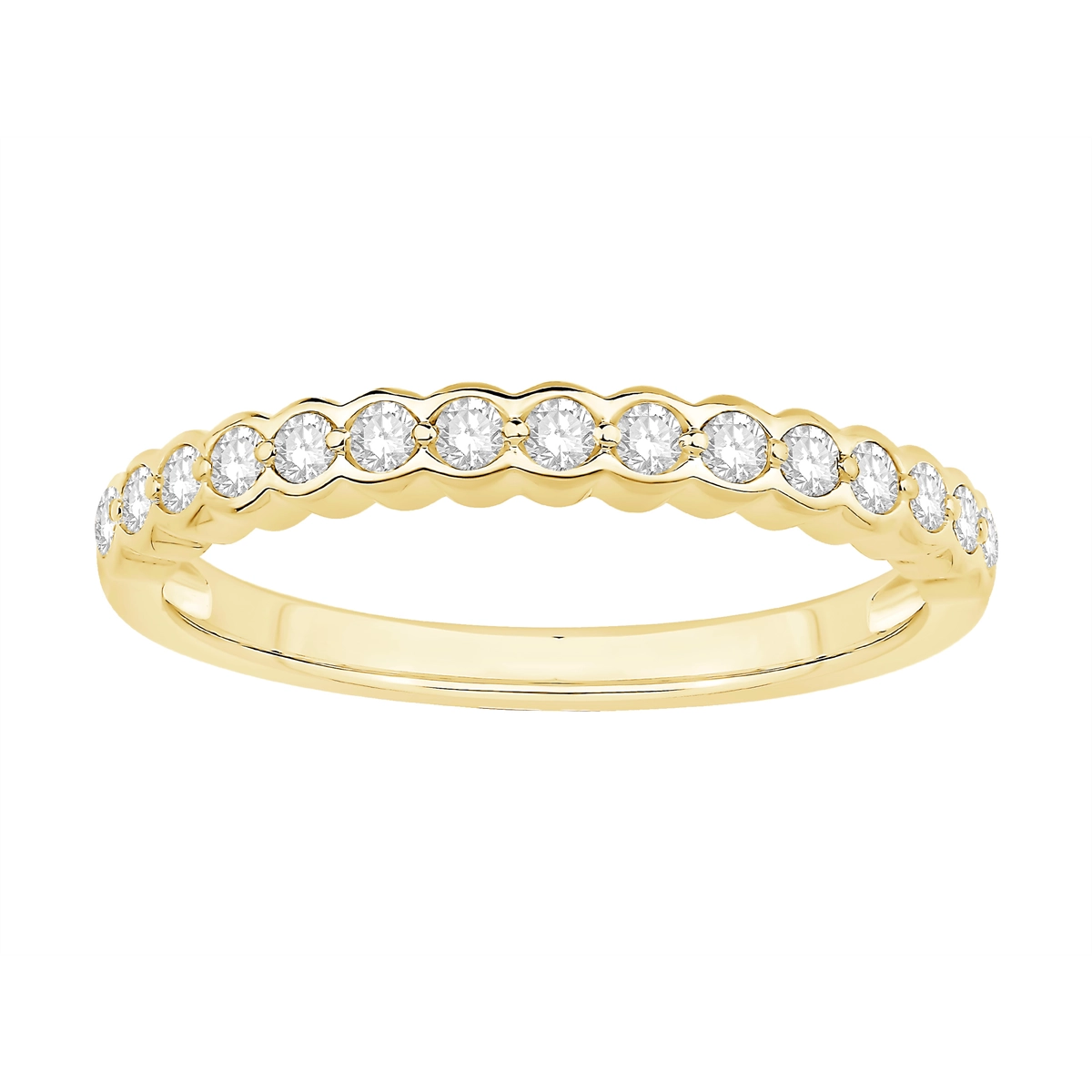Wedding Bands Wedding Rings in Yellow Gold containing Diamond 454160