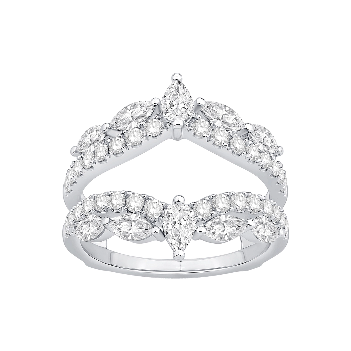 Wedding Bands Wedding Rings in White Gold containing Diamond 454162