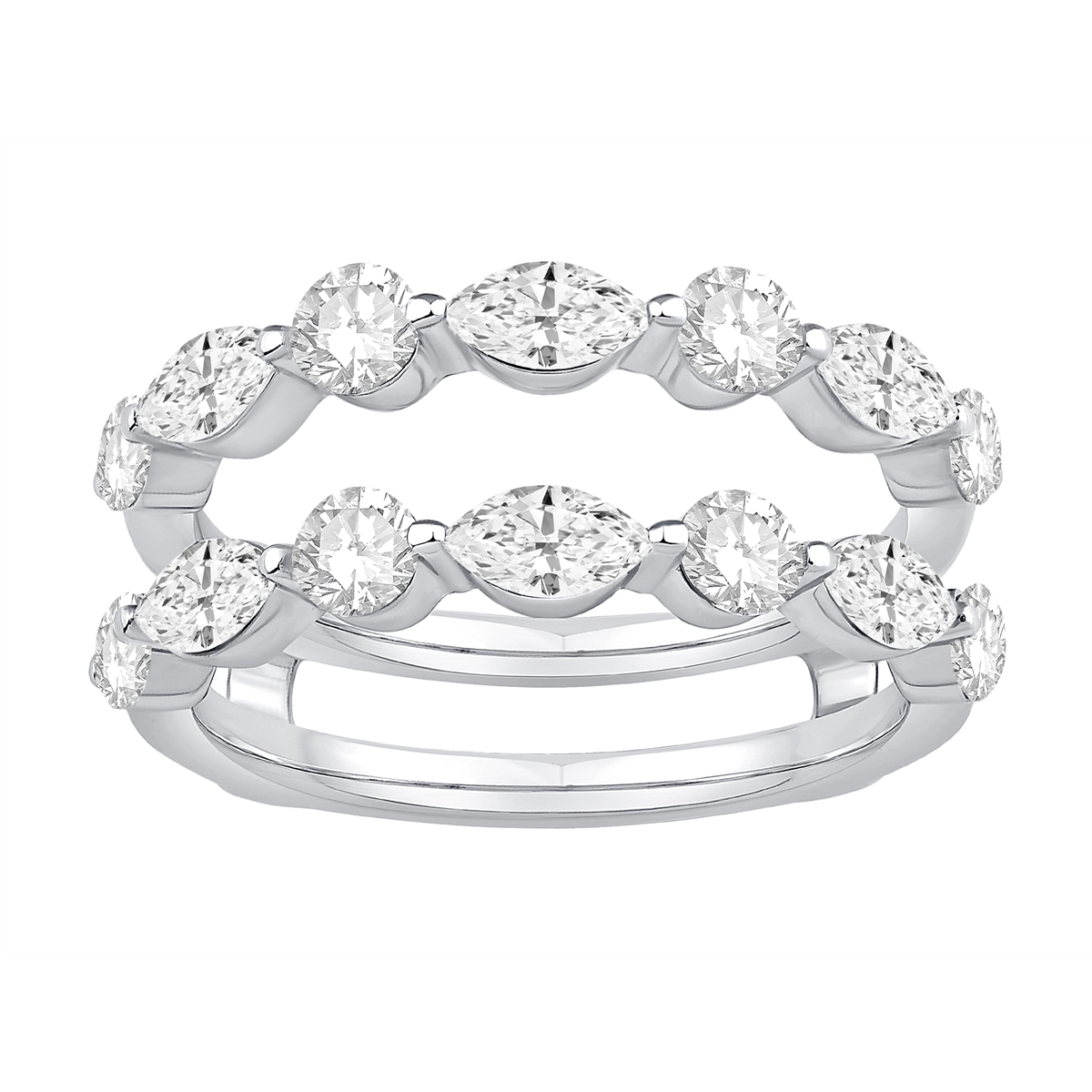 Wedding Bands Wedding Rings in White Gold containing Diamond 454169