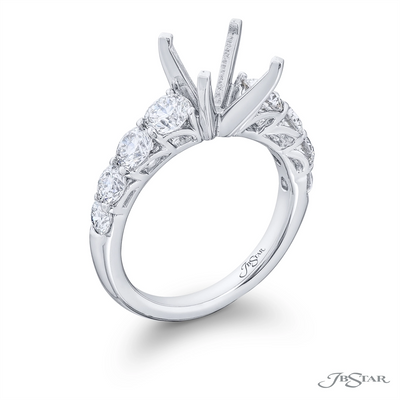 JB Star Engagement Rings in Platinum/Palladium containing Diamond 5544/020
