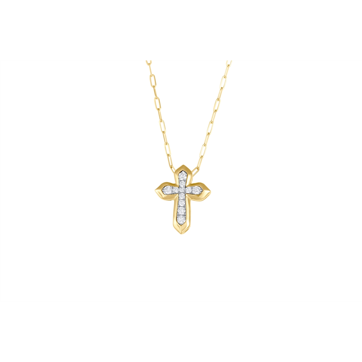 Frederic Sage Necklaces in Mixed Metals containing Diamond P3310MPC-4-YW