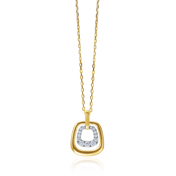 Frederic Sage Necklaces in Mixed Metals containing Diamond P32389-4YW