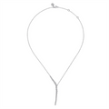 Gabriel & Co Necklaces in White Gold containing Diamond NK7580W45JJ