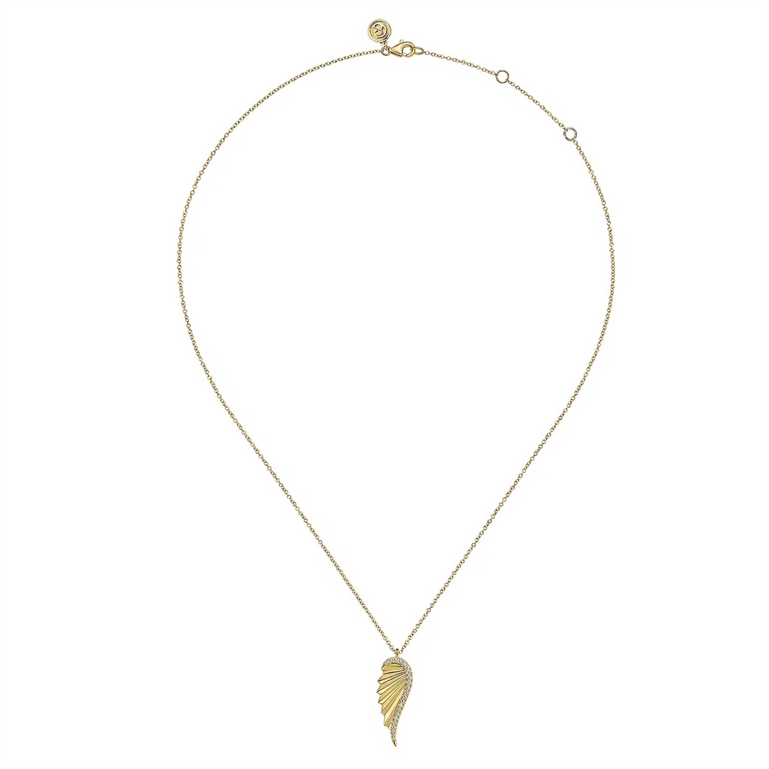 Gabriel & Co Necklaces in Yellow Gold containing Diamond NK7570Y45JJ