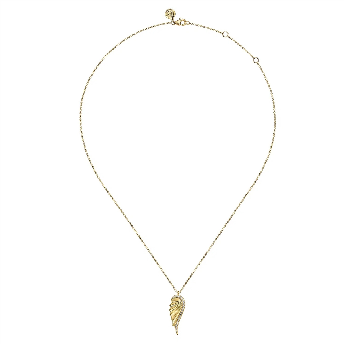 Gabriel & Co Necklaces in Yellow Gold containing Diamond NK7570Y45JJ