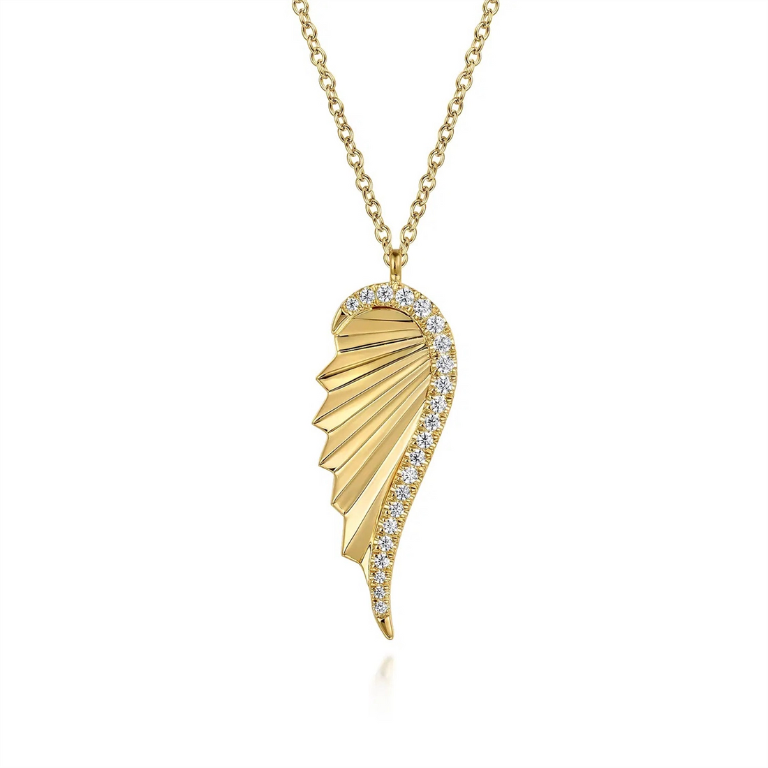 Gabriel & Co Necklaces in Yellow Gold containing Diamond NK7570Y45JJ