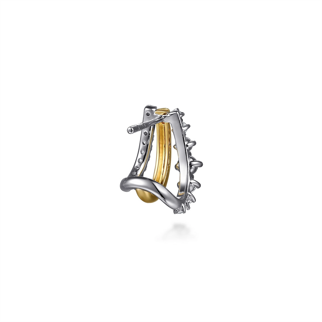 Gabriel & Co Earrings in Mixed Metals containing Diamond EG15329M45JJ