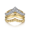 Gabriel & Co Rings in Yellow Gold containing Diamond LR52348Y45JJ