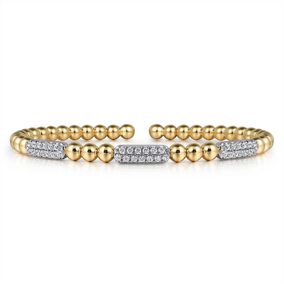 Gabriel & Co Bracelets in Mixed Metals containing Diamond BG4974-62M45JJ