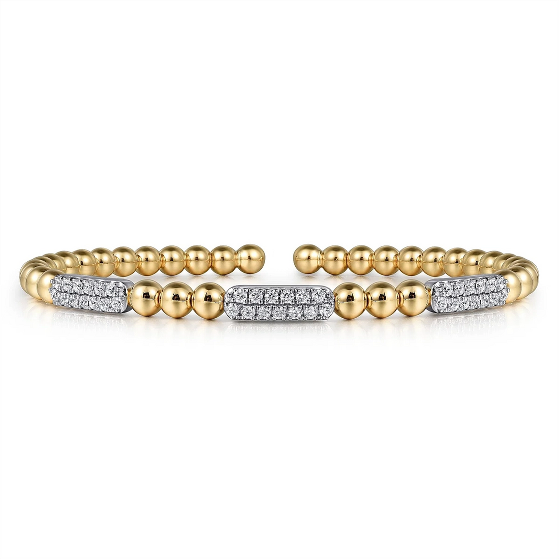 Gabriel & Co Bracelets in Mixed Metals containing Diamond BG4974-62M45JJ