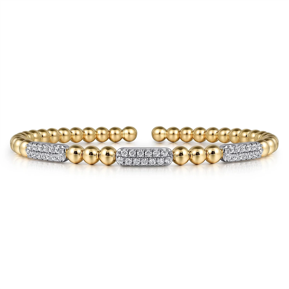 Gabriel & Co Bracelets in Mixed Metals containing Diamond BG4974-62M45JJ
