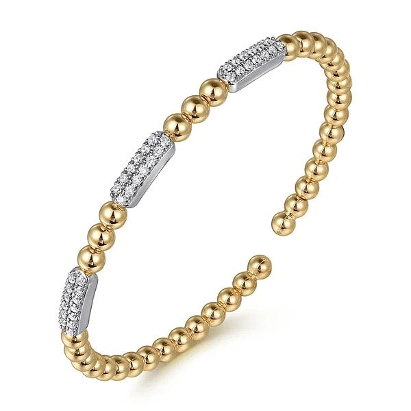 Gabriel & Co Bracelets in Mixed Metals containing Diamond BG4974-62M45JJ
