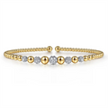Gabriel & Co Bracelets in Mixed Metals containing Diamond BG4362-62M45JJ