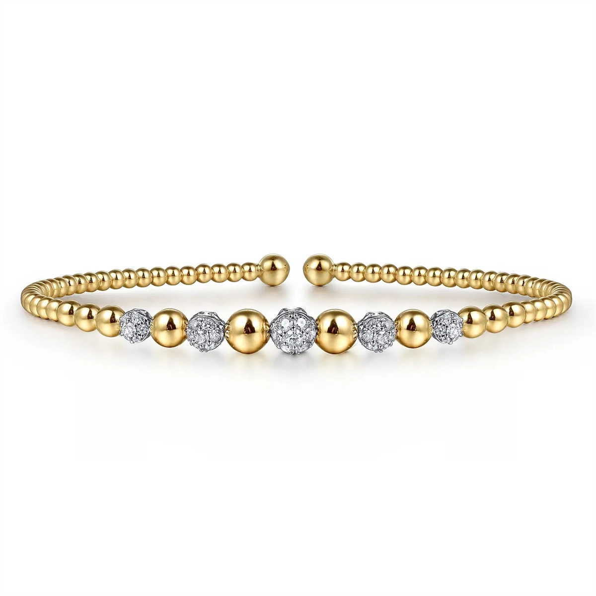 Gabriel & Co Bracelets in Mixed Metals containing Diamond BG4362-62M45JJ