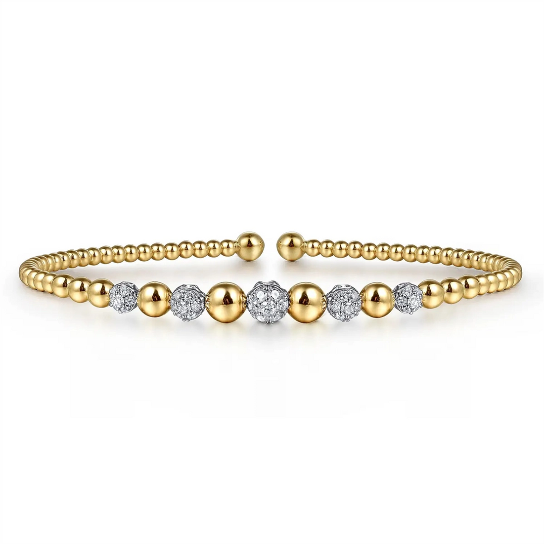 Gabriel & Co Bracelets in Mixed Metals containing Diamond BG4362-62M45JJ