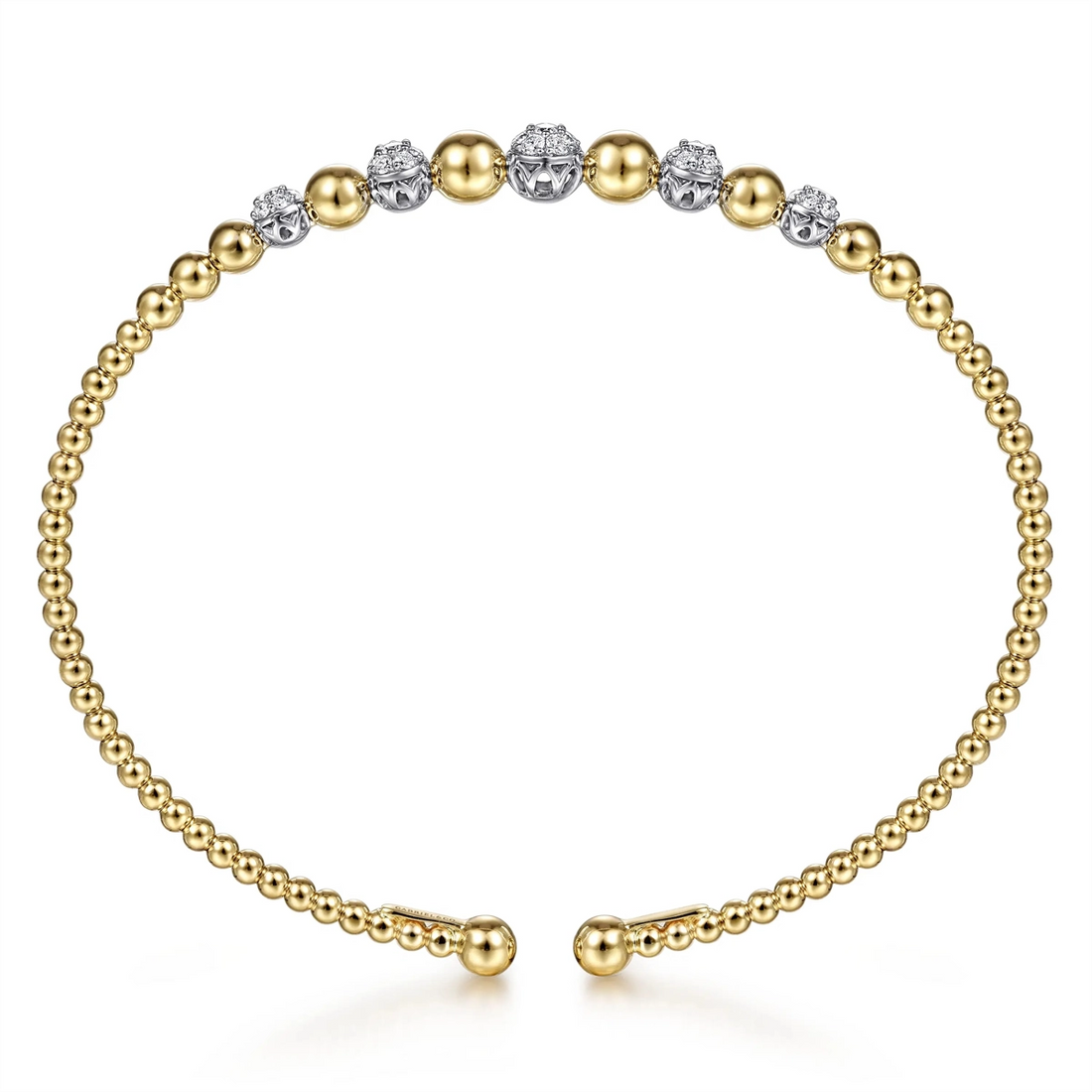 Gabriel & Co Bracelets in Mixed Metals containing Diamond BG4362-62M45JJ