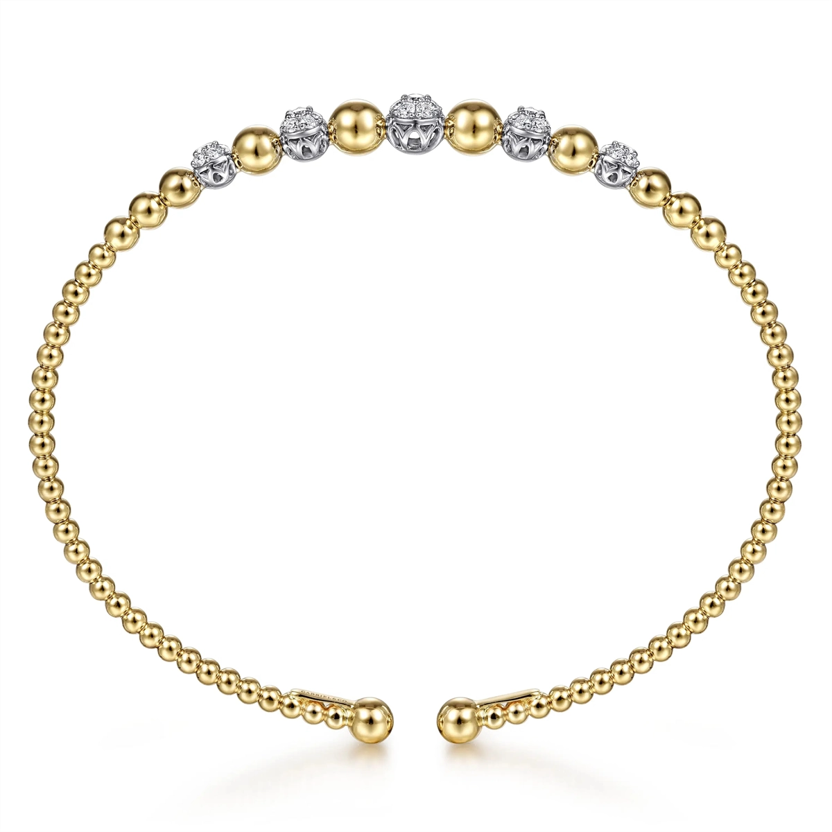 Gabriel & Co Bracelets in Mixed Metals containing Diamond BG4362-62M45JJ