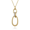 Gabriel & Co Necklaces in Yellow Gold containing Diamond NK7780-20Y45JJ