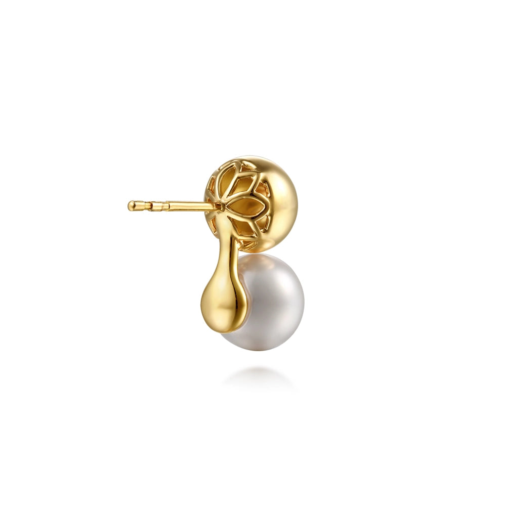 Gabriel & Co Earrings in Yellow Gold containing Pearl EG15475Y4JPL