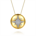 Gabriel & Co Necklaces in Yellow Gold containing Diamond NK7951Y45JJ