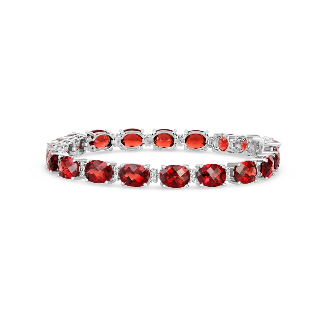 Bracelets Bracelets in White Gold containing Garnet, Diamond 454446