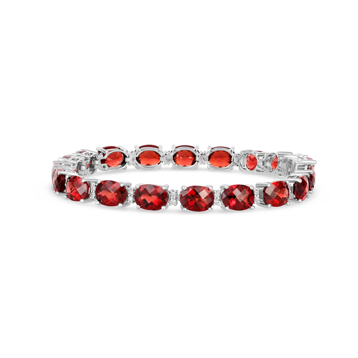 Bracelets Bracelets in White Gold containing Garnet, Diamond 454446
