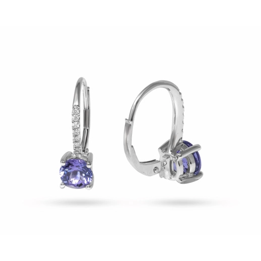 Earrings Earrings in White Gold containing Tanzanite, Diamond 454452