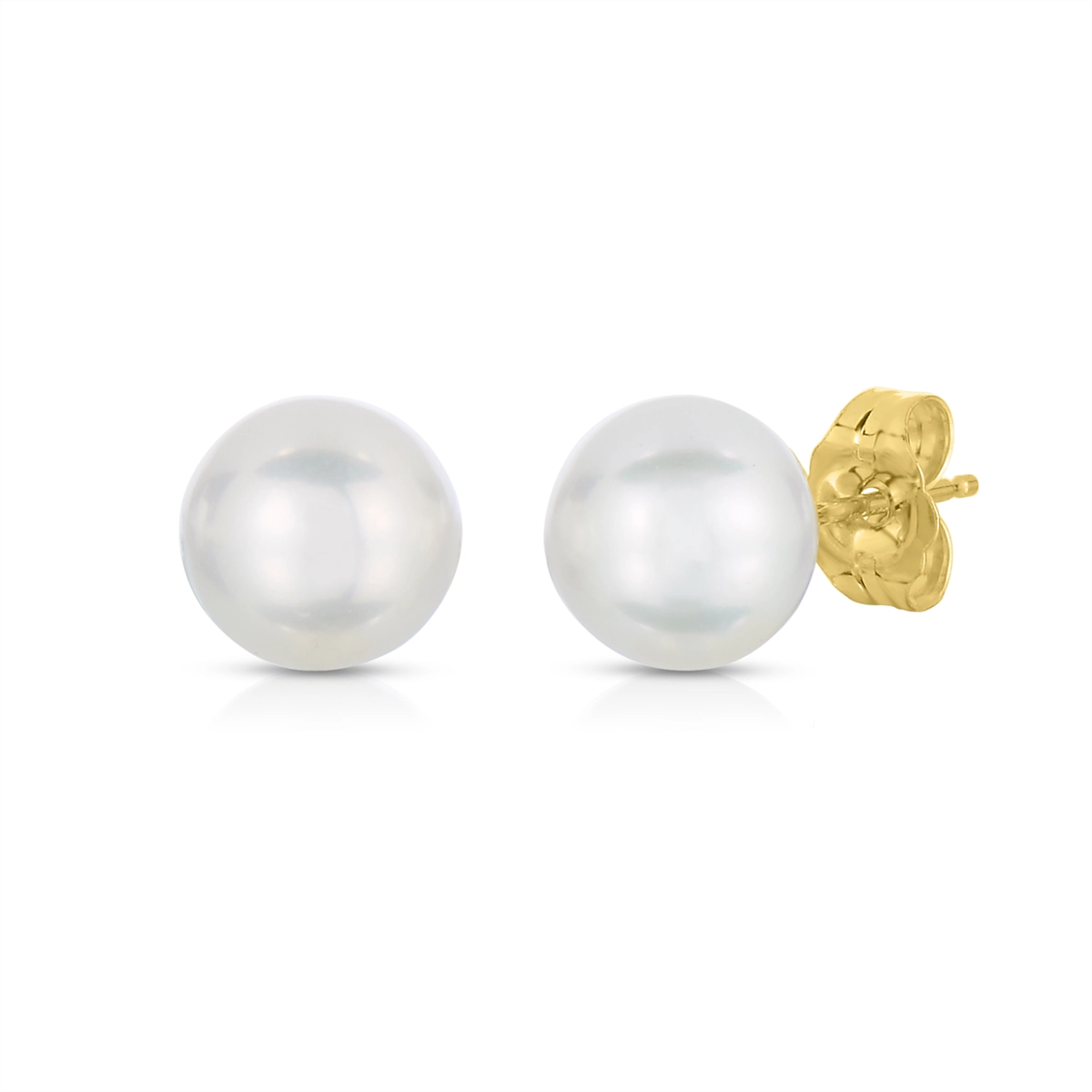 Earrings Earrings in Yellow Gold containing Pearl 454459