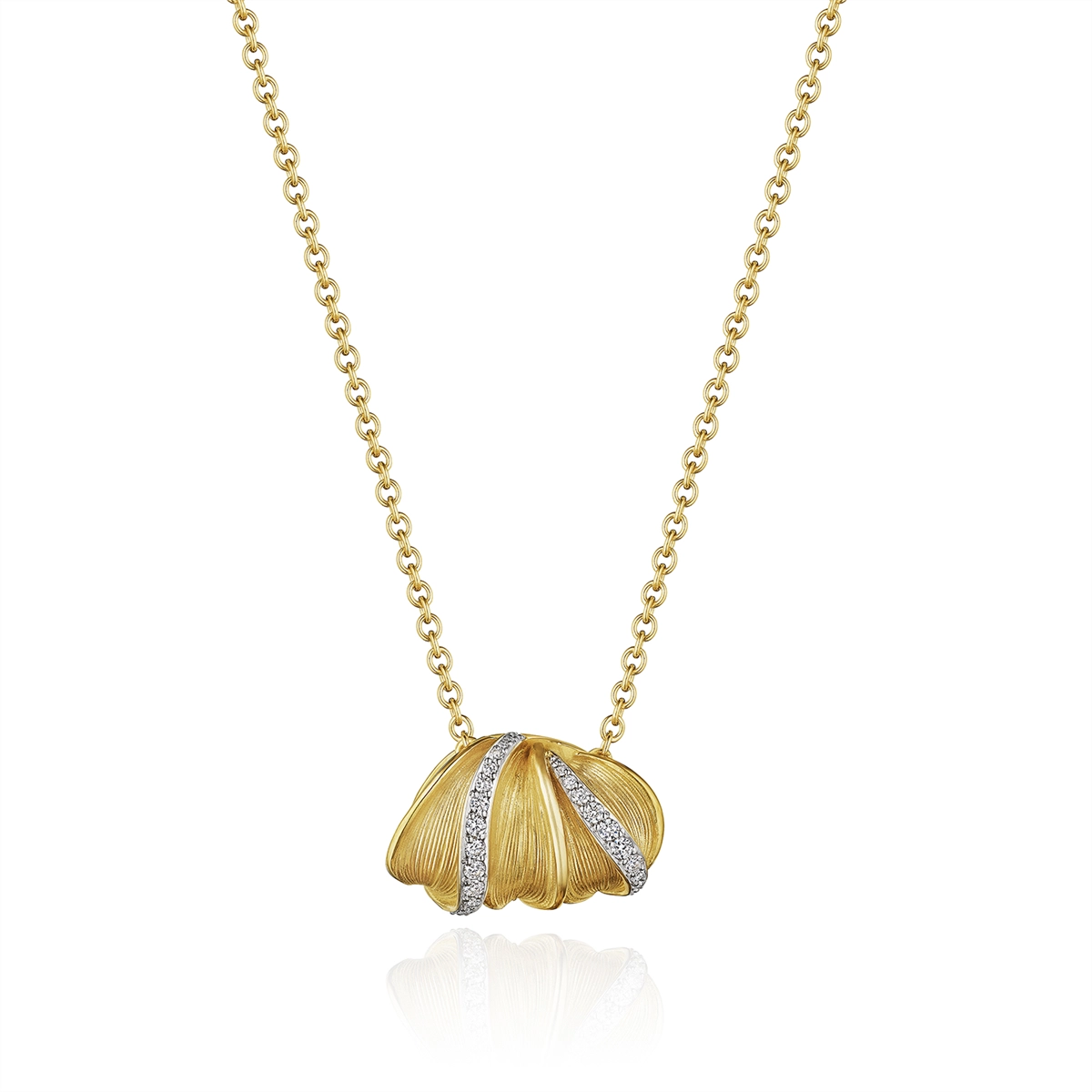 Tacori Necklaces in Yellow Gold containing Diamond FN 912 Y 18