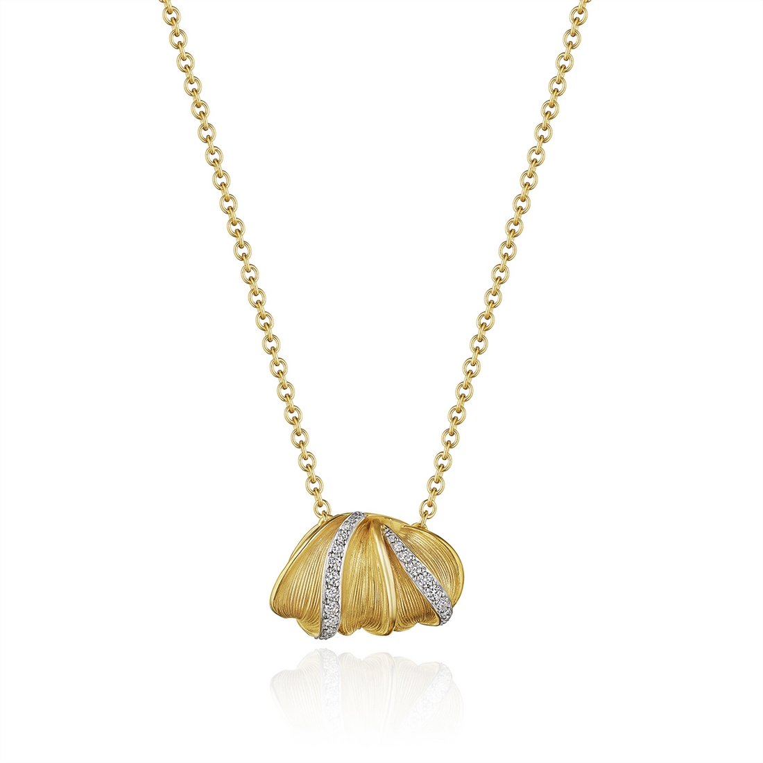 Tacori Necklaces in Yellow Gold containing Diamond FN 912 Y 18