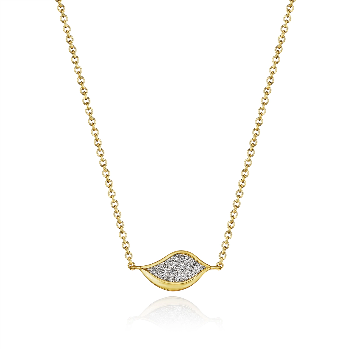 Tacori Necklaces in Yellow Gold containing Diamond FN 911 Y 18