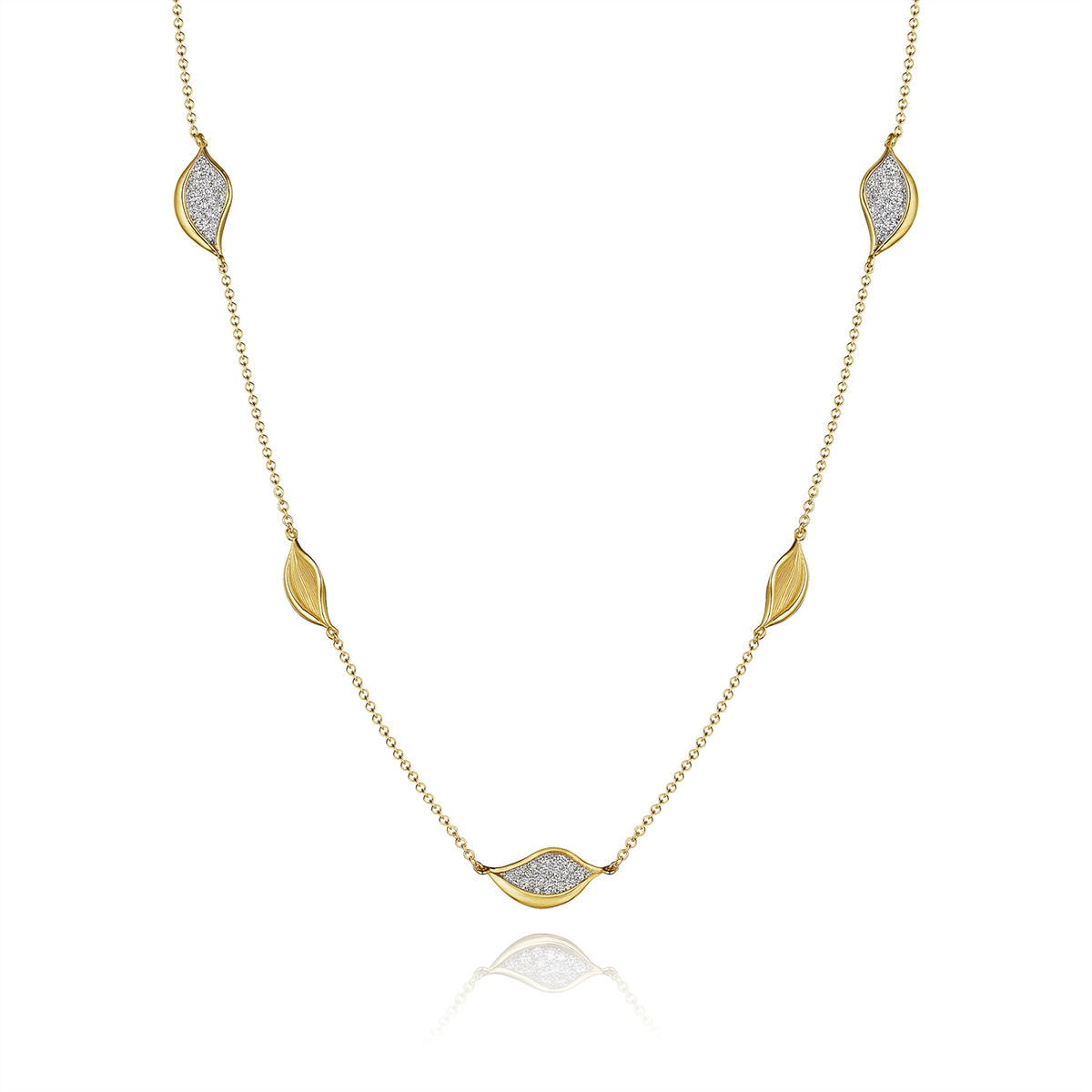 Tacori Necklaces in Yellow Gold containing Diamond FN 915 Y 18